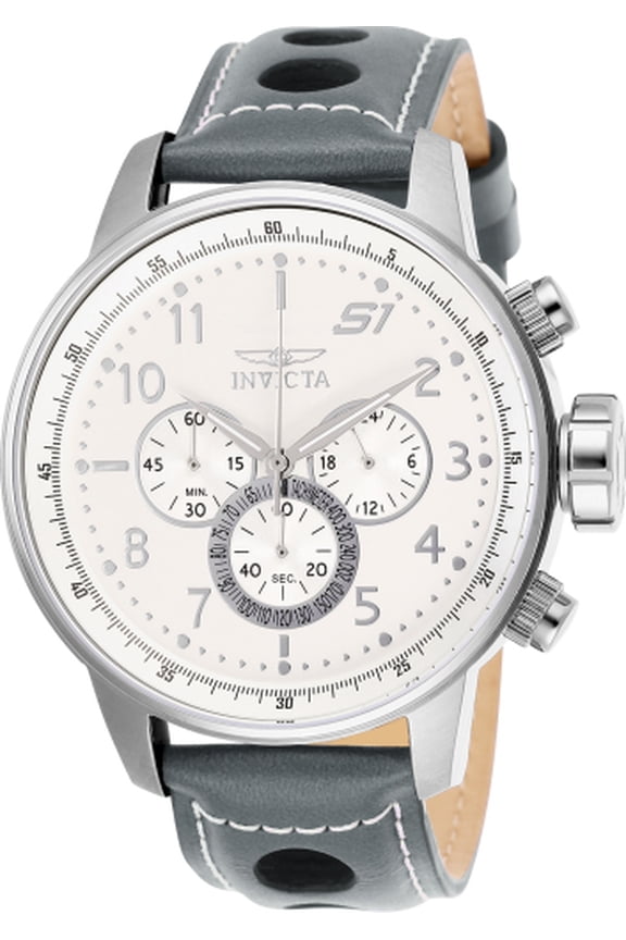 Invicta Men's 25723 S1 Rally Quartz Chronograph White Dial Watch