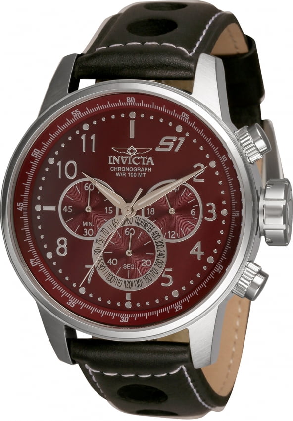 Invicta top burgundy watch