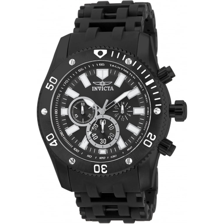 Invicta Men's 14862 Sea Spider Quartz Chronograph Black Dial Watch