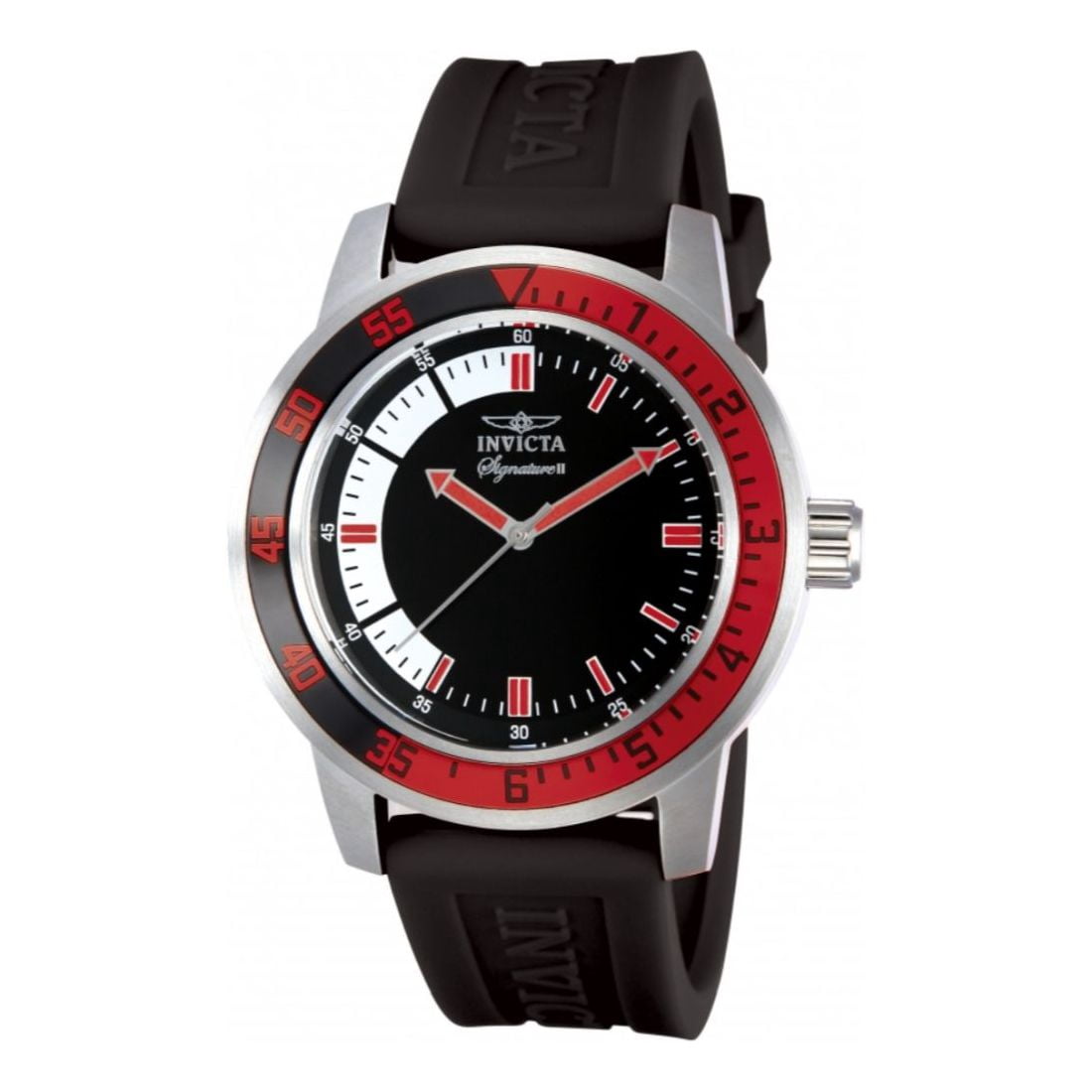 Invicta Signature II Men's Black Dial Quartz Watch 7460