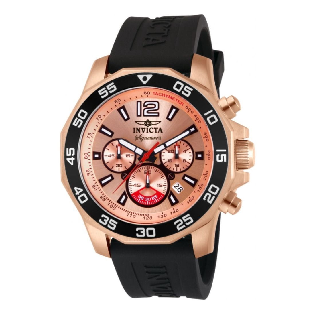 Invicta Signature II Nautical Men's Blush Dial Quartz Chronograph Watch 7432