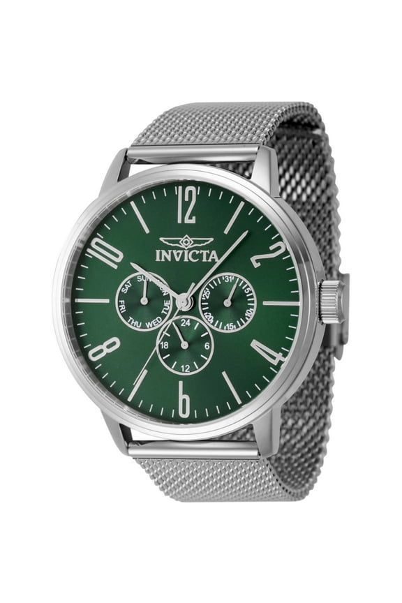 Specialty GMT Quartz Green Dial Men's Watch 47120