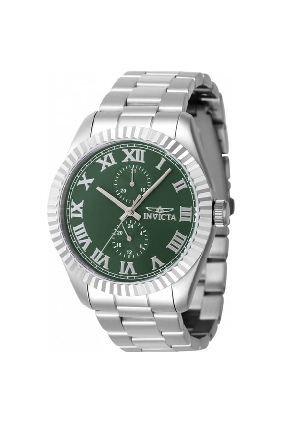 Specialty GMT Quartz Green Dial Men's Watch 47422