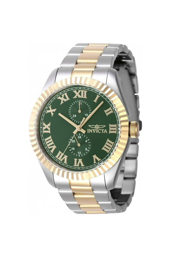 Specialty GMT Quartz Green Dial Men's Watch 47427
