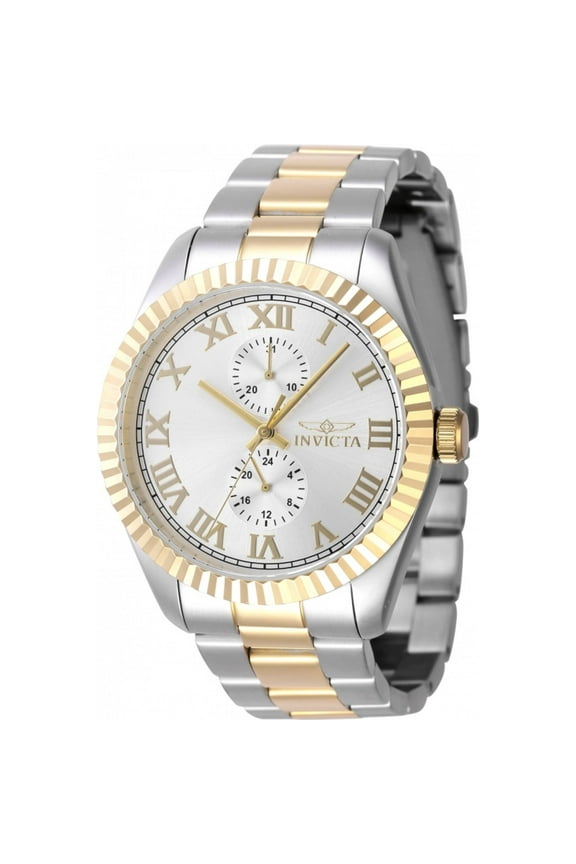 Specialty GMT Quartz Silver Dial Men's Watch 47426