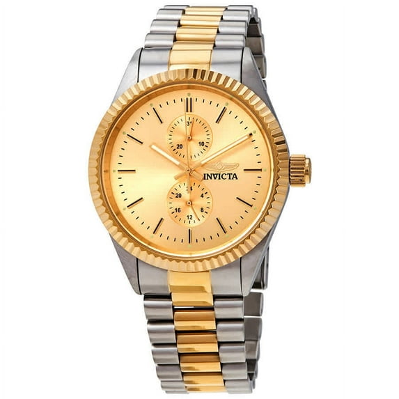 Invicta Specialty Gold Dial Two-tone Men's Watch 29426