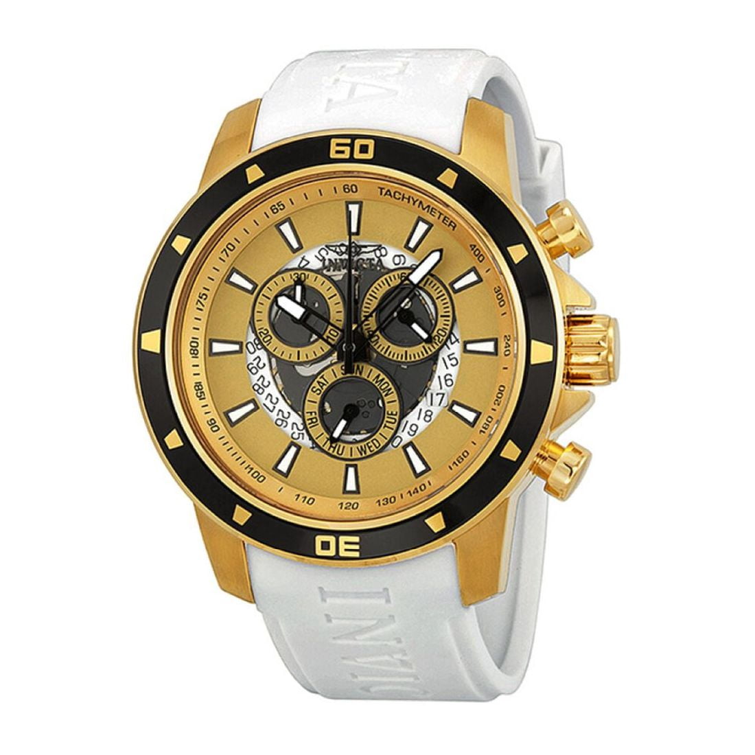 Invicta Specialty Men's Quartz White Rubber Watch 11385