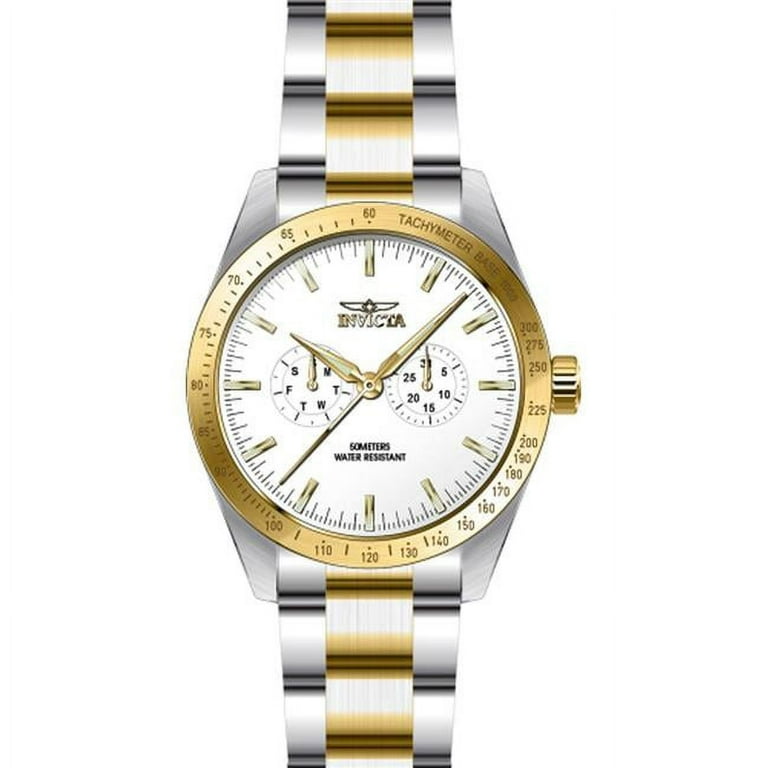 Invicta gold and silver watch best sale