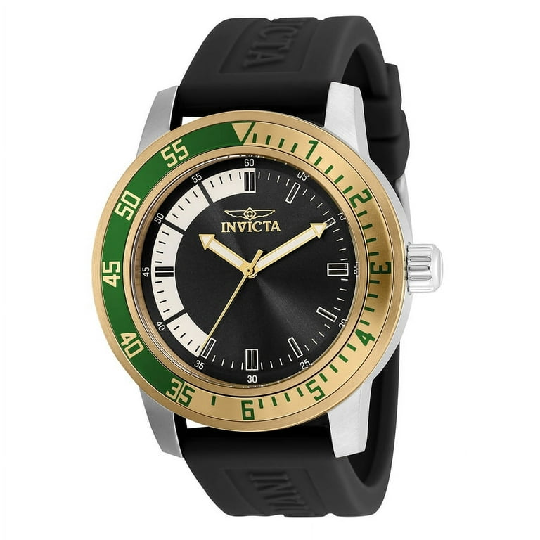 Invicta men's 12847 specialty stainless steel watch with blue band hot sale