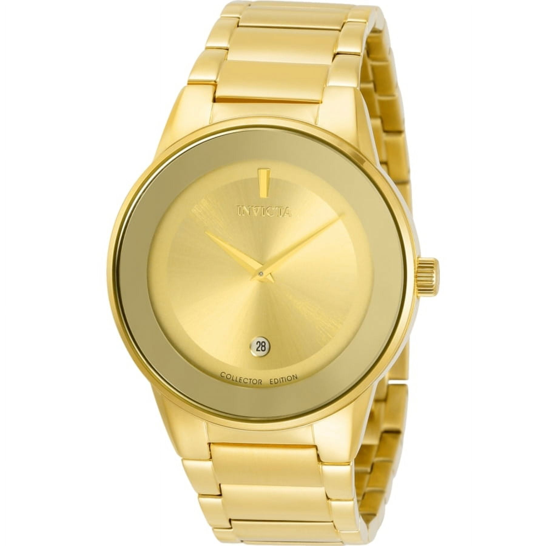 Invicta Specialty Quartz Gold Dial Men's Watch 30535