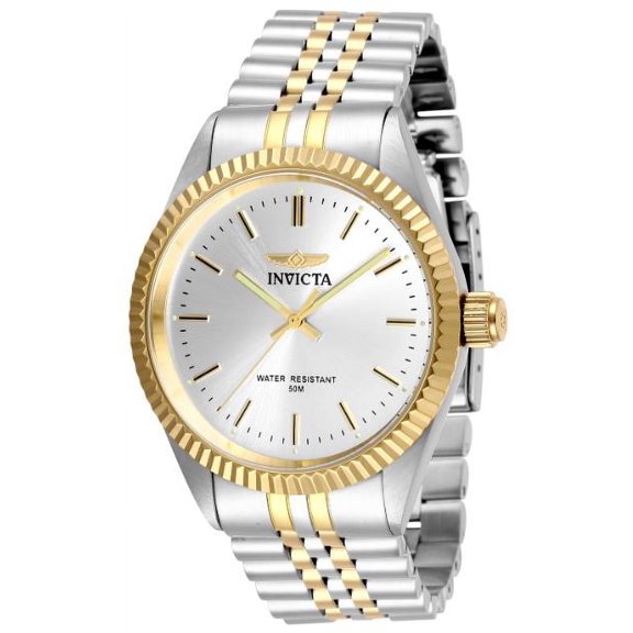 Invicta Specialty Quartz Silver Dial Two-tone Men's Watch 29378