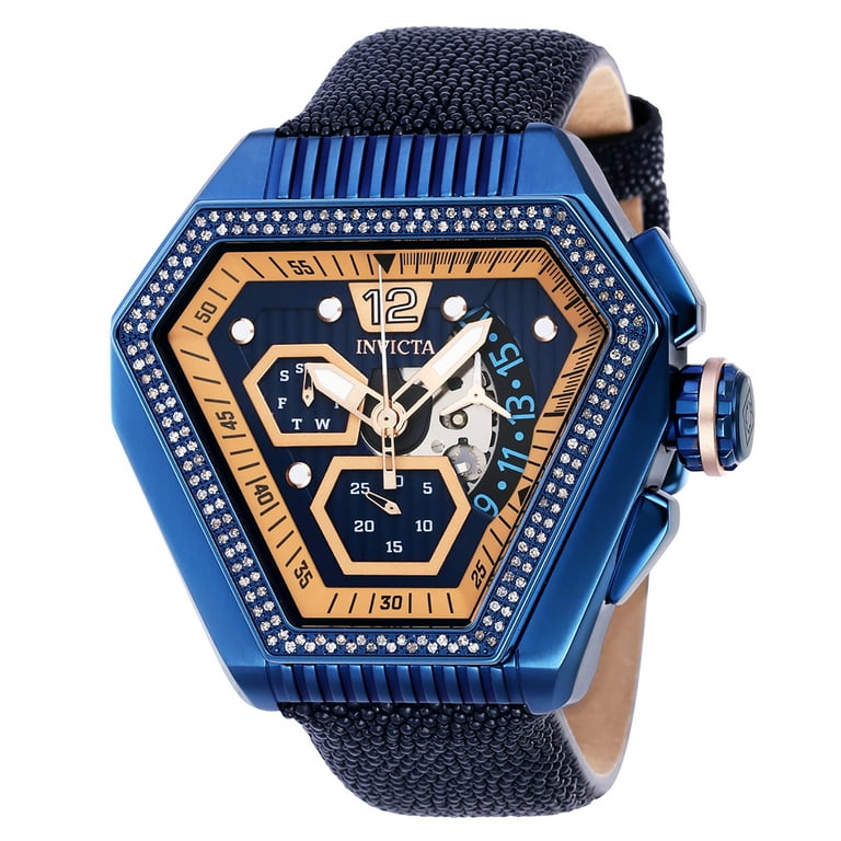 Invicta blue online diamond watch