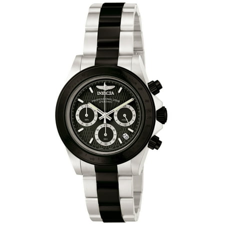 Invicta Men's 6934 Speedway Chronograph Black/Silver-Tone Stainless Steel Watch