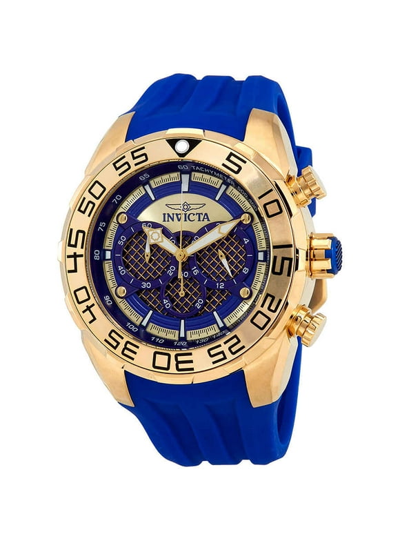 Invicta Speedway Chronograph Blue Dial Blue Silicone Men's Watch 26302