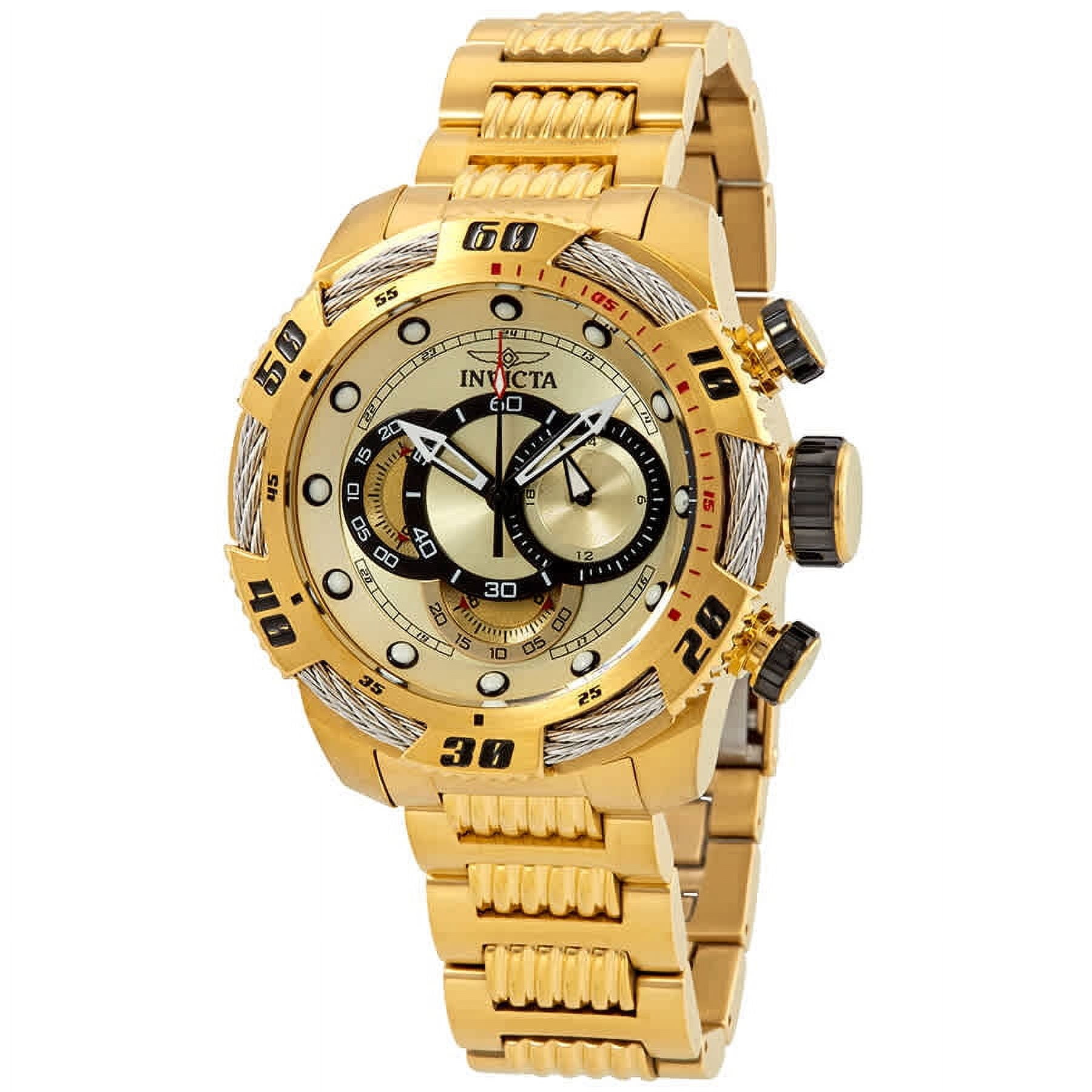 Invicta Speedway Chronograph Gold Dial Men's Watch 25482