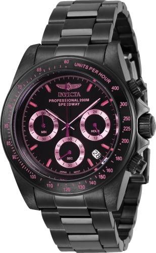 Free Shipping! Invicta Speedway Chronograph Quartz Black Dial