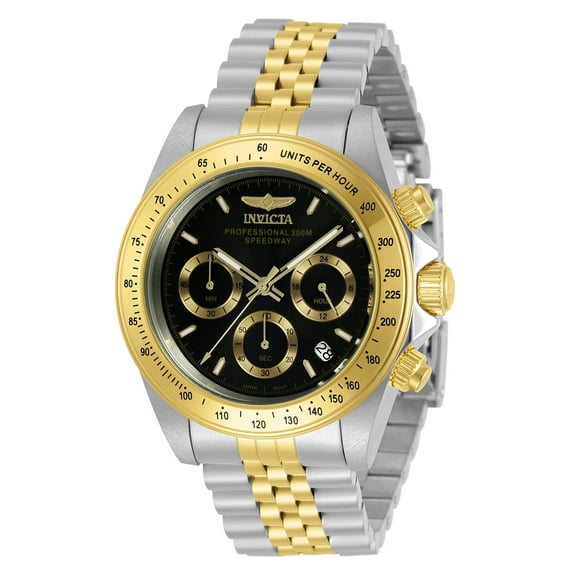 Invicta 30992 Men's Speedway Black and Gold Dial Chronograph Watch