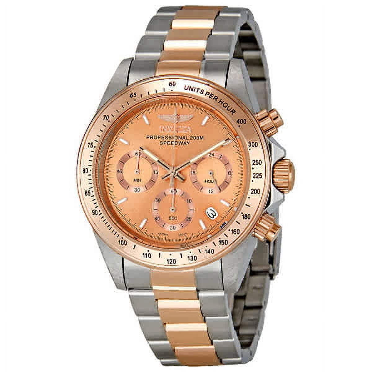 Invicta Men's Speedway Rose Gold Dial Watch - 6933