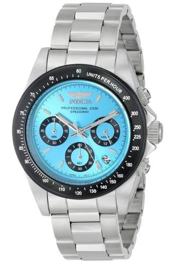 Speedway Chronograph Turquoise Dial Stainless Steel Men's Watch 15589