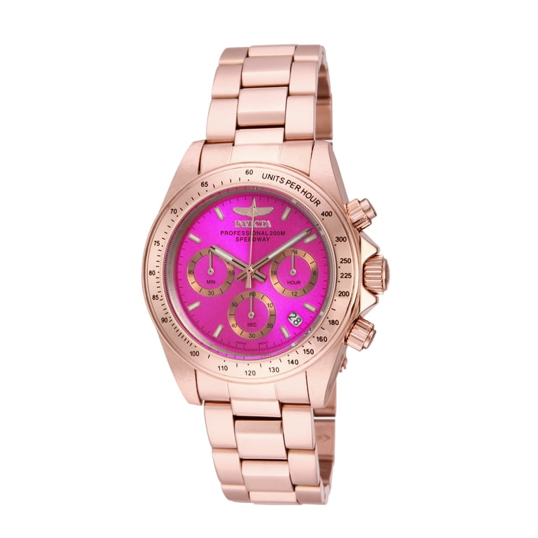 Invicta Speedway Lady 16657 Hot Pink Quartz Watch - Walmart.com display picture 3