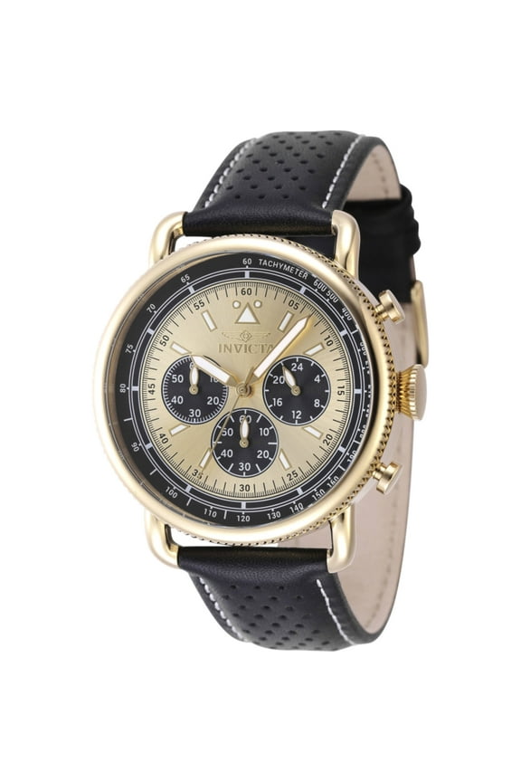 Speedway Zager Exclusive Chronograph Quartz Gold Dial Men's Watch 47365