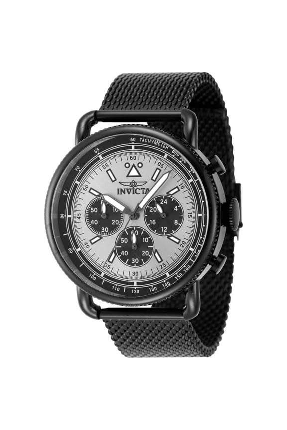 Speedway Zager Exclusive Chronograph Quartz Silver Dial Men's Watch 47362