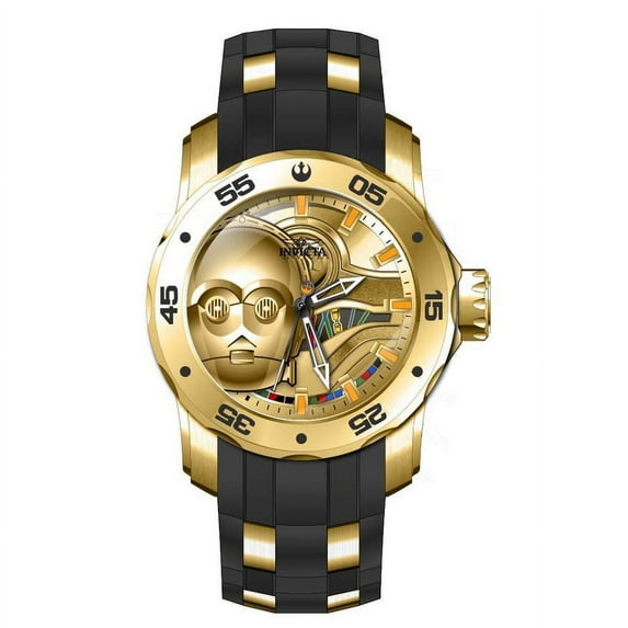Invicta Star Wars Quartz Gold Dial Men's Watch 39540