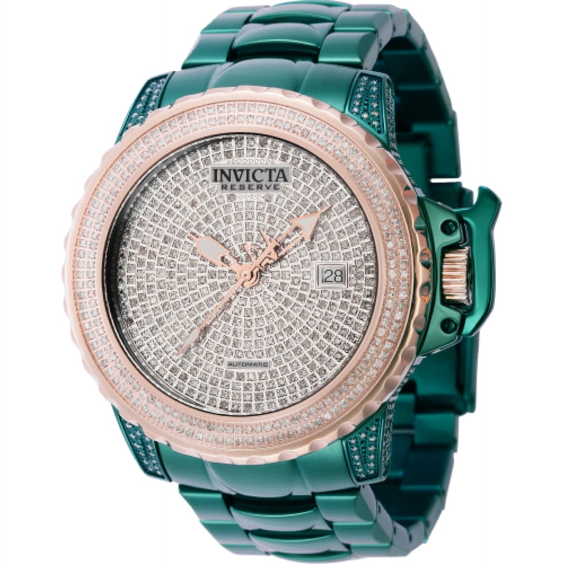 Invicta Subaqua Automatic Crystal Silver Dial Men s Watch 34707 Walmart