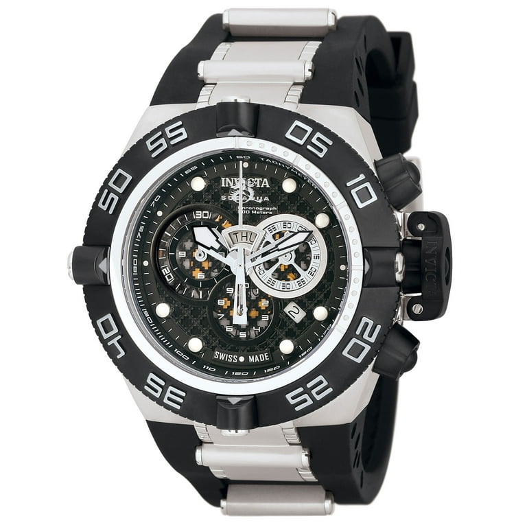 Invicta Subaqua Noma IV Black Dial Chronograph Stainless Steel