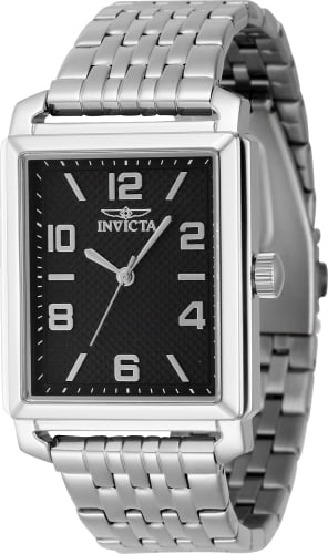 Invicta Men's Vintage Black Dial Watch - 46659