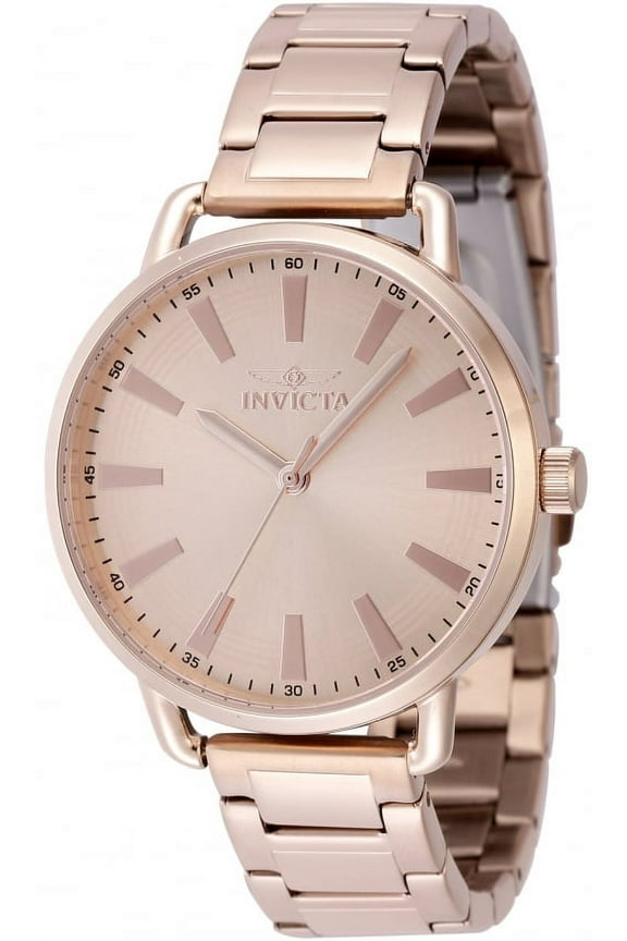 Wildflower Quartz Rose Gold Dial Ladies Watch 48330