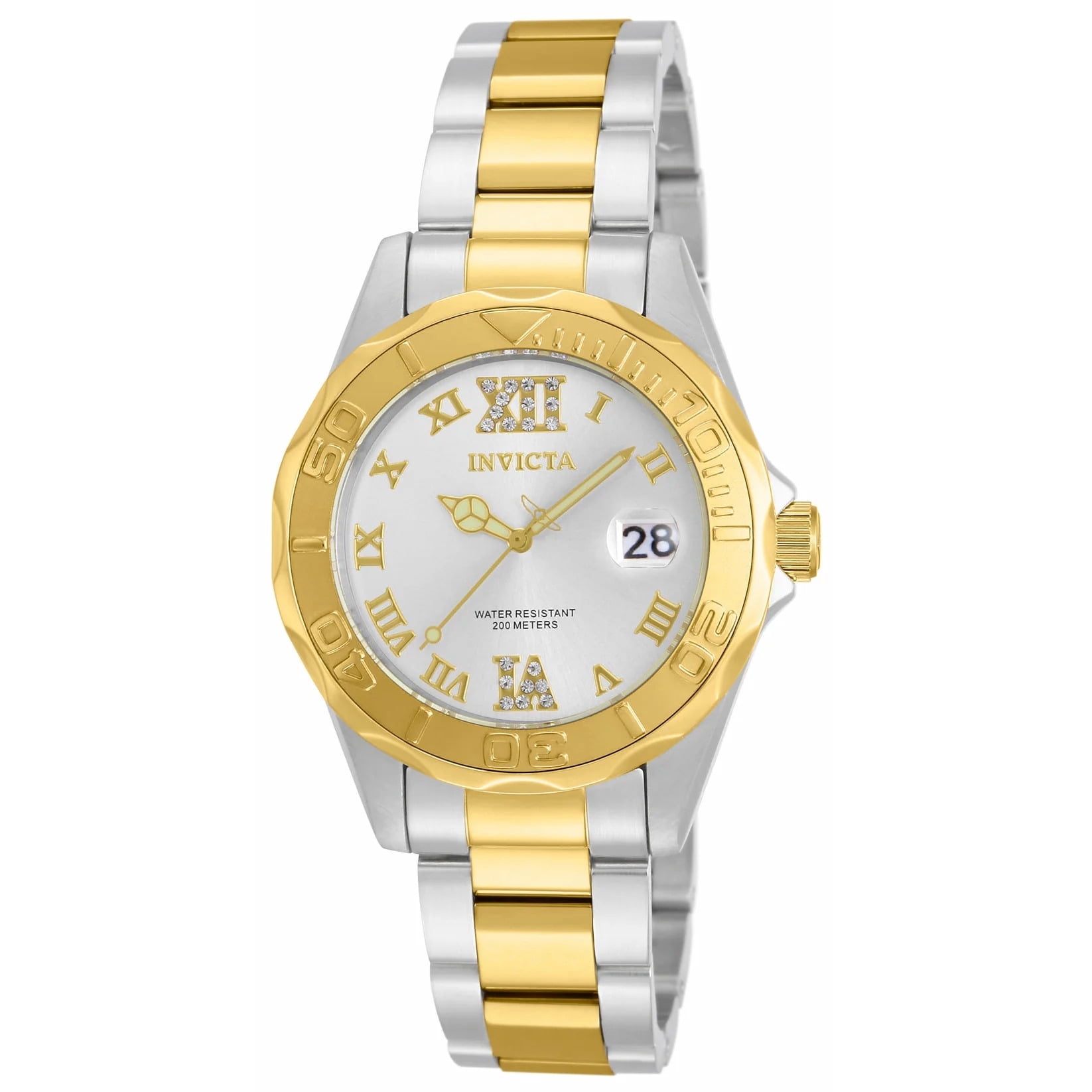 Invicta 12852 Pro Diver Quartz Silver Dial Watch Invicta Women main image 2