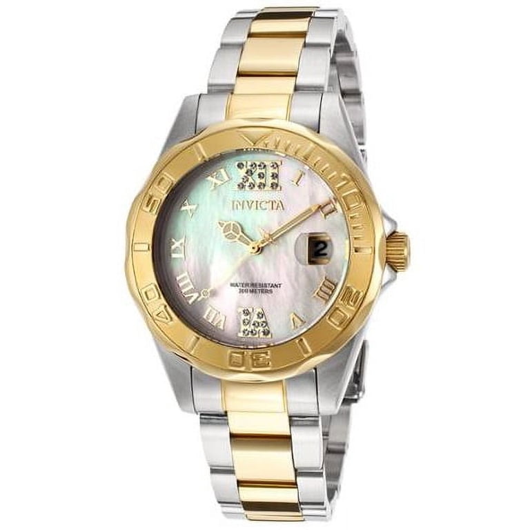 Invicta Pro Diver Two-Tone Gold and Silver Women\'s Watch INVICTA PRO DIVER WOMENS QUARTZ 38MM STAINLESS STEEL, GOLD  main image 3