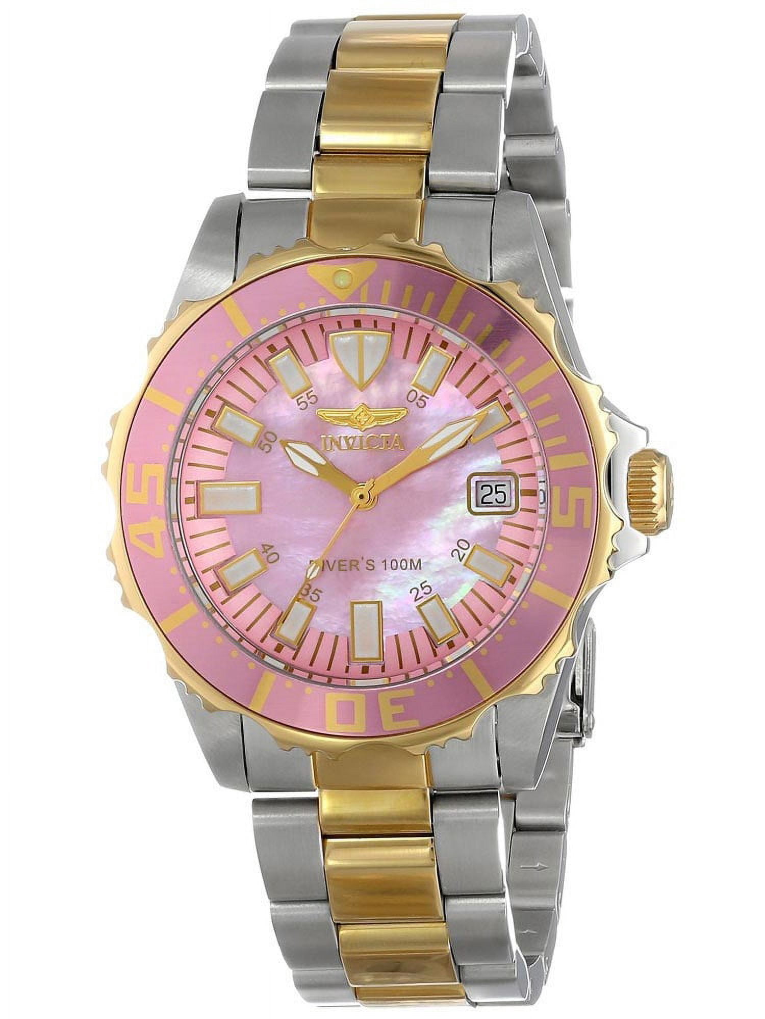 Invicta Women\'s Watch with Pink Dial and Gold Bracelet Invicta Women main image 2