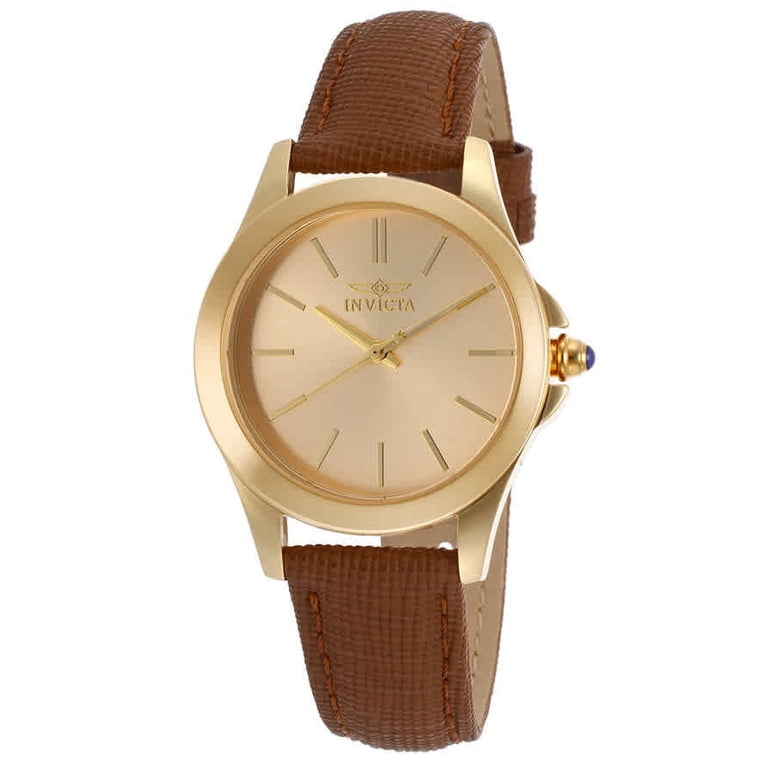 Invicta Women\'s Gold and Brown Watch Amazon.com: Invicta Women main image 3