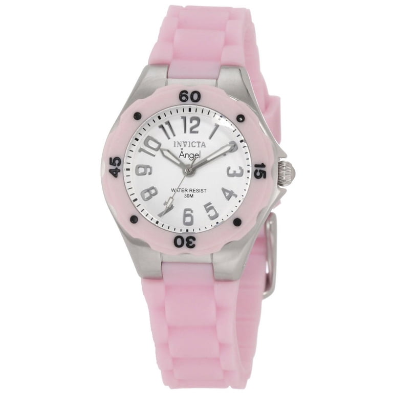 Invicta Kids Pink Silicone Strap Watch with Silver Accents Invicta Pro Diver Ice Pink Automatic Men main image 3