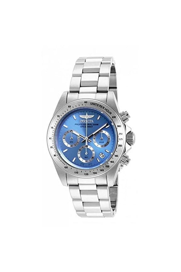 Women's 16655 Speedway Blue Dial Steel Bracelet Chronograph Dive Watch