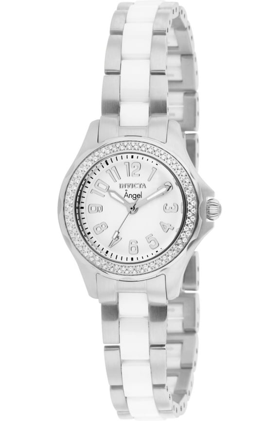 Women's 1779 Angel White Dial Diamond 2Tone Stainless Steel Watch