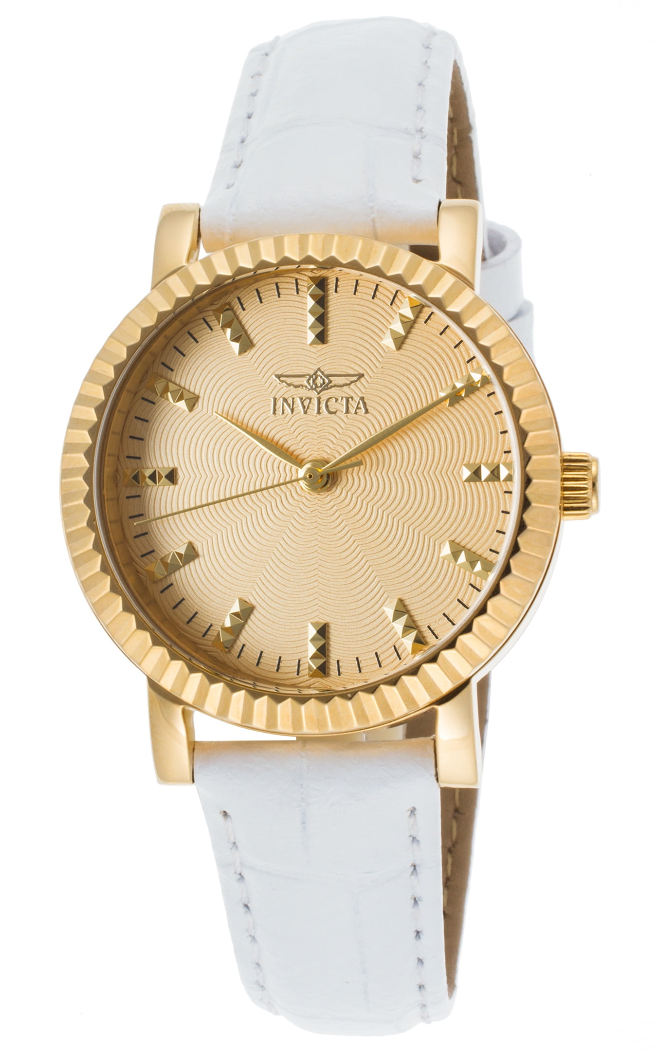 Invicta Women’s Gold-Tone Crystal Dial Watch - White Face Invicta Specialty Women main image 2