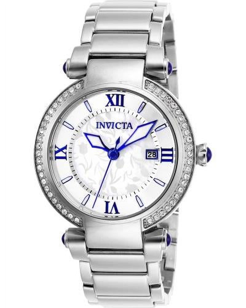 Invicta Women's 27082 Angel Quartz Stainless Steel Strap 3 Hand White, Silver Dial Watch - image 1 of 3