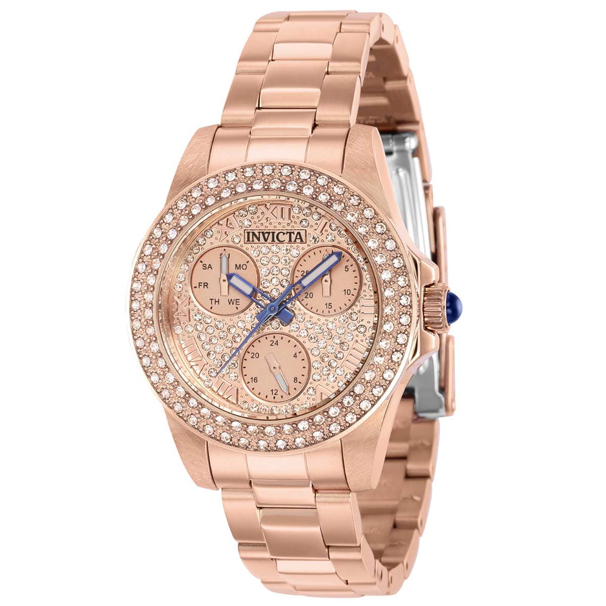 Invicta Ladies Watch with Quartz Crystal Rose Gold Liberia Ubuy