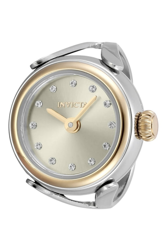Women's 48576 Mini Quartz 2 Hand Gold Dial Watch