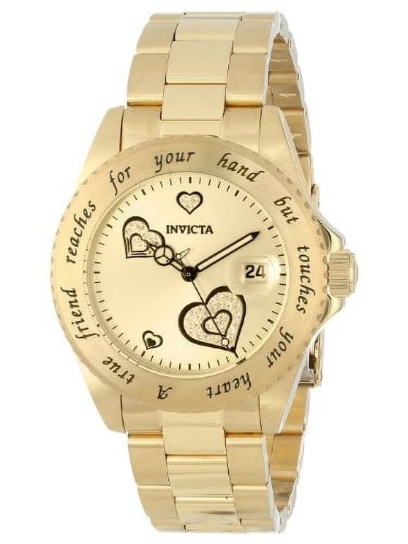 Women's Angel 14733 Gold Stainless-Steel Quartz Watch