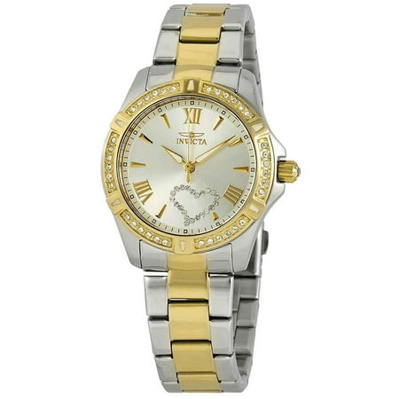 Invicta Women's Angel 21418 Silver Two-tone Stainless-Steel Quartz Fashion Watch