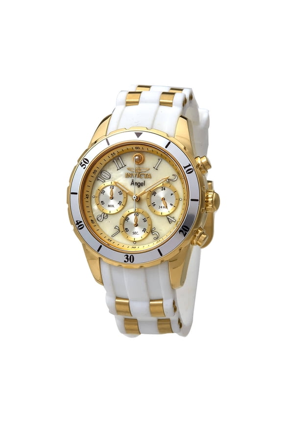 Women's Angel 24901 White Rubber Quartz Fashion Watch