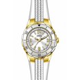 thumbnail image 1 of Invicta Women's Angel 38mm White Polyurethane Band Steel Case Flame-Fusion Crystal Quartz Watch 17484, 1 of 2