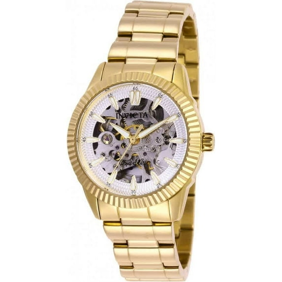 Invicta Women's Objet D Art 26363 Gold Stainless-Steel Hand Wind Fashion Watch