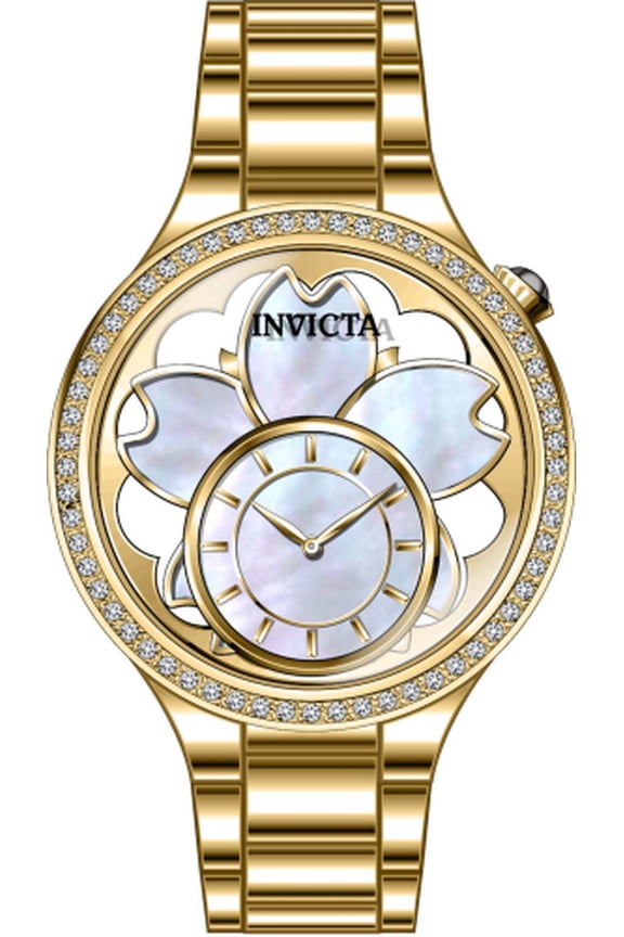 Invicta Women's Wildflower Gold Dial Watch - 46754