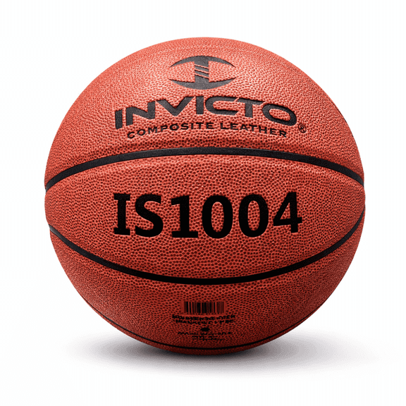 Invicto IS1004 Composite Basketball 29.5in, Indoor/Outdoor Official Size, Orange