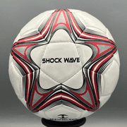 Invicto Shockwave Professional Game Soccer Ball - Size 5, Hand-Stitched, Premium PU Casing, Taiwan Butyl Bladder